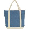 Canvas Denim Shopper (Farba Black Stonewash/Natural)