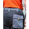 Krátke nohavice LITE (Veľkosť XS, Farba Sivá/Čierna/Oranžová)