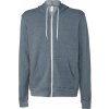 Mikina Unisex Poly-Cotton s kapucňou a na zips (Farba Biela, Veľkosť XS)