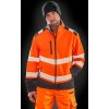 Reflexná bunda Ripstop Safety Softshell (Veľkosť S, Farba Oranžová neónová/Čierna)