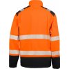 Reflexná bunda Ripstop Safety Softshell (Veľkosť S, Farba Oranžová neónová/Čierna)