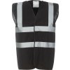 Bezpečnostná vesta s reflexnými popruhmi (Farba Biela, Veľkosť M)