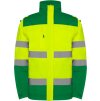 Pracovná bunda s reflexnými pruhmi EPSYLON (Veľkosť S, Farba GARDEN GREEN/FLUOR YELLOW)