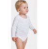 Kojenecké body s dlhým rukávom HONEY L/S, viac farieb (Veľkosť 6/9 mesiacov, Farba WHITE)