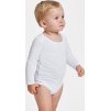 Kojenecké body s dlhým rukávom HONEY L/S, viac farieb (Veľkosť 6/9 mesiacov, Farba WHITE)