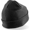 Čiapka Recycled Double Knit Printers Beanie (Farba Čierna)