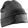 Čiapka Recycled Double Knit Printers Beanie (Farba Čierna)