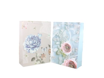 Túi đựng quà hoa 44x31x12cm (Bịch: 12ks mix 4 kiểu)