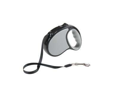 Dây dắt chó rút 5m cho chó đến 15kg hộp nhựa sần