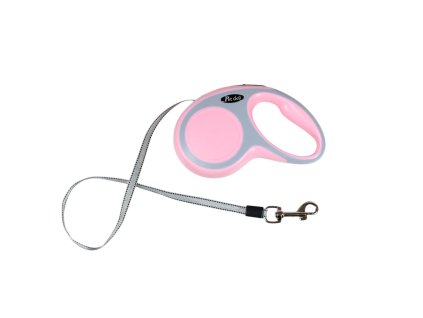 Dây dắt chó rút 5m cho chó đến 15kg hộp nhựa lồi lõm