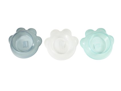 Bát ăn chó nhựa dẻo chân chó