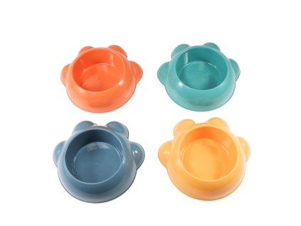 Bát ăn chó nhựa dẻo chân chó