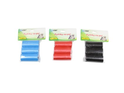 Túi phân chó bộ 3ks trong túi bóng có giấy treo (bịch: 12 bộ)
