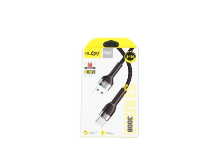Dây nạp điện thoại cổng USB-A ra USB-C 3m 5A trong hộp giấy treo (bịch: 10ks)