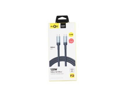 Dây nạp điện thoại tốc độ cao 2 đầu USB-C 1m 120W (bịch: 10ks)