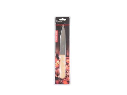 Dao thái gọt rau củ chuôi gỗ 22x2cm trong vỉ nhựa treo