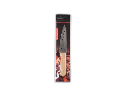 Dao thái gọt rau củ chuôi gỗ 21x2.5cm trong vỉ nhựa treo