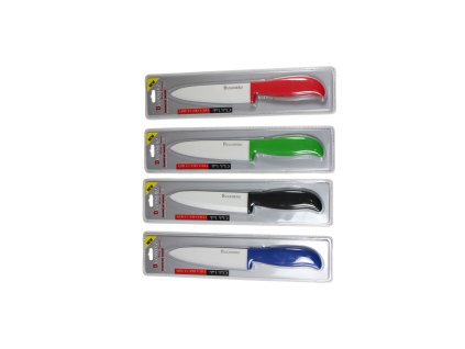 Dao bếp lưỡi sứ chuôi nhựa 15cm trong vỉ nhựa treo