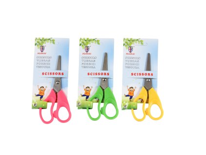 Kéo trẻ em 14cm trong vỉ giấy treo (bịch: 12ks)