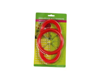 Cắt táo tay cầm nhựa 2 bên 19x12cm trong vỉ giấy treo