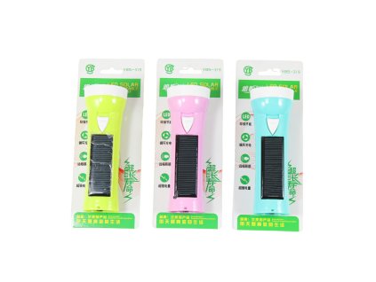 Đèn pin chiếu xa nạp điện + năng lượng mặt trời