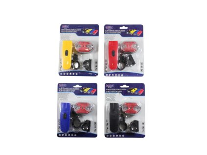 Bộ đèn xe đạp 2ks 8+5 bóng có giá treo