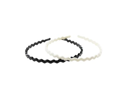 Bờm nhựa lượn sóng (bịch: 12ks đen trắng)