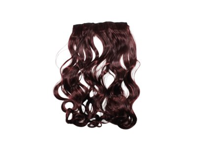 Tóc nối 5 cặp xoăn màu 99#