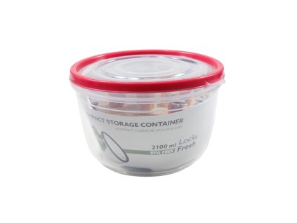 Hộp nhựa đựng đồ ăn tròn 2100ml