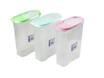Hộp nhựa đựng nhũ cốc oval cao 2.4l 9x18x23cm