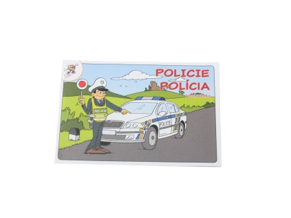 Vở tô màu A5 cảnh sát