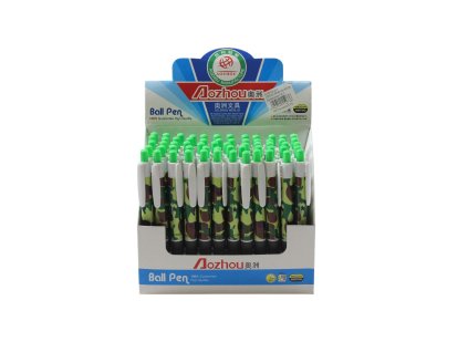 Bút bi viết vỏ nhựa rằn ri (Giá/bịch 60ks)