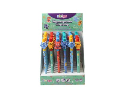 Bút mực viết 0.5mm đầu tẩy robot (bịch: 36ks)