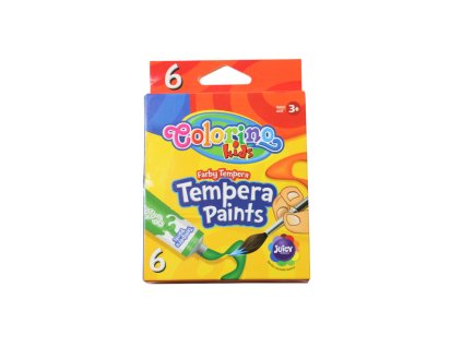 Màu vẽ nước tuýp Colorino bộ 6ks x 12ml