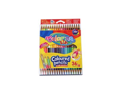 Bút chì tô màu Colorino hộp 18ks 2 đầu