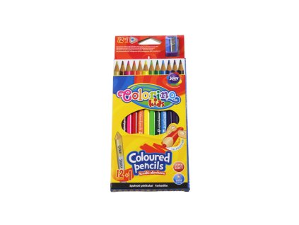 Bút chì tô màu Colorino hộp 12+1ks + tẩy