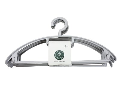 Móc áo nhựa cong 42cm bộ 5ks