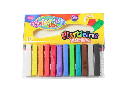 Đất nặn thỏi vuông Colorino hộp 12ks (bịch: 6 hộp)