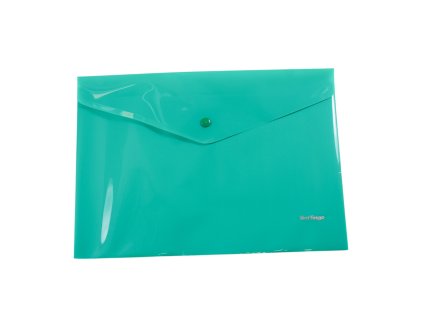 Túi đựng tài liệu A4 đóng cúc Berlingo xanh lá (bịch: 10ks)