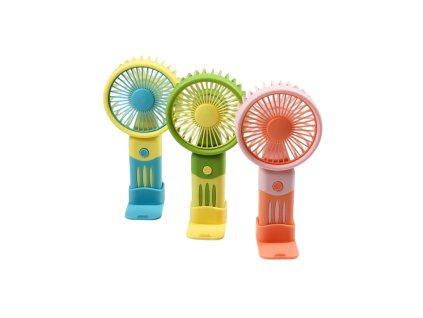 Quạt điện cầm tay tròn cắm nạp USB có chân đứng