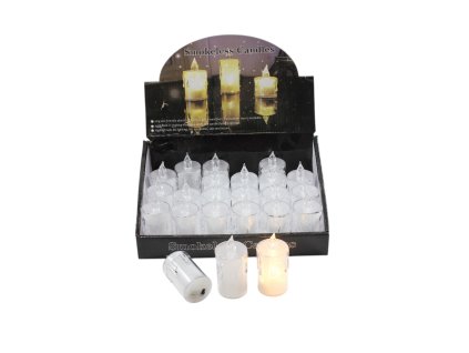 Nến điện trong suốt dài (bịch: 24ks)