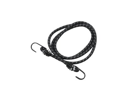 Dây chun tròn kẻ ngang móc sắt đôi 1x150cm trong túi bóng kẹp giấy treo (bịch: 12ks)