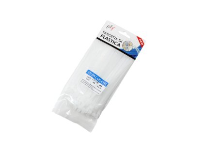 Dây thít nhựa trắng 3.6x150mm gói 80ks kẹp giấy treo (bịch: 12 gói)