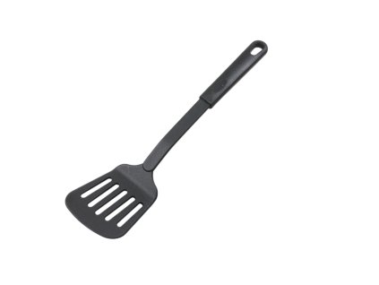 Xẻng bếp nhựa thủng 33x7.5cm kẹp giấy treo (bịch: 12ks)