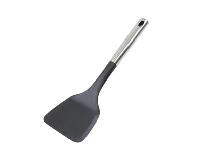 Xẻng bếp nhựa chuôi inox 35x9cm kẹp giấy treo (bịch: 12ks)xẻng