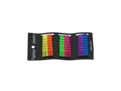 Ghim cài tóc màu vỉ 24 chiếc