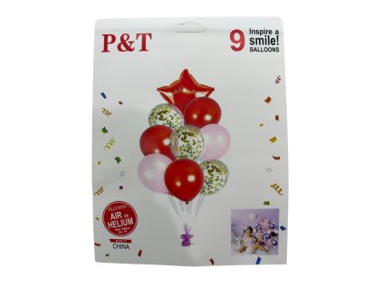 Set bóng trang trí gồm 9 quả bóng