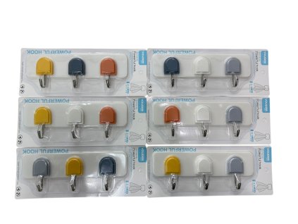 Móc dán treo khăn( 1 vỉ gồm 3kus)