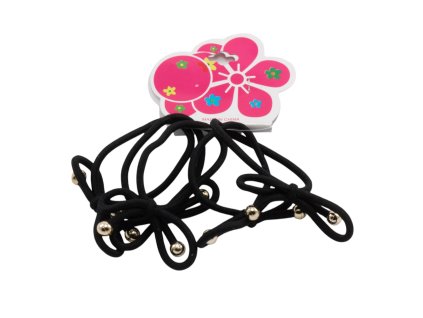 Dây buộc tóc vỉ 5 chiếc đen