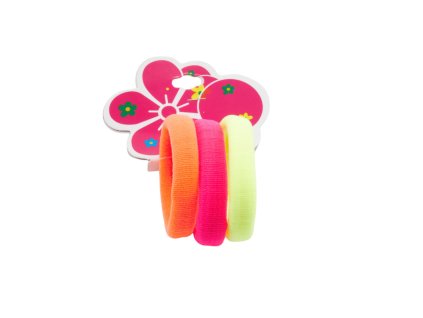 Dây buộc tóc vỉ giấy treo 3ks mix màu to (Giá/cả bịch 12 vỉ mix 3 gam màu)